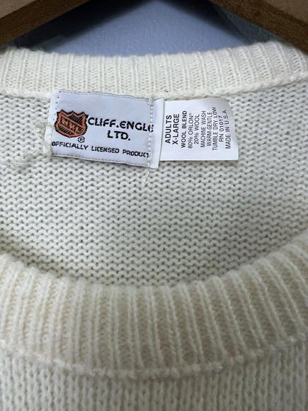 Vintage Cliff Engle LTD Washington Capitals NHL Hockey Sweater USA 80s Size XL - Picture 5 of 12